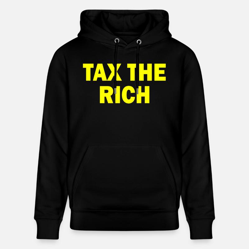 Tax the rich - Sweat à capuche bio CRUISER Stanley/Stella Unisexe - noir