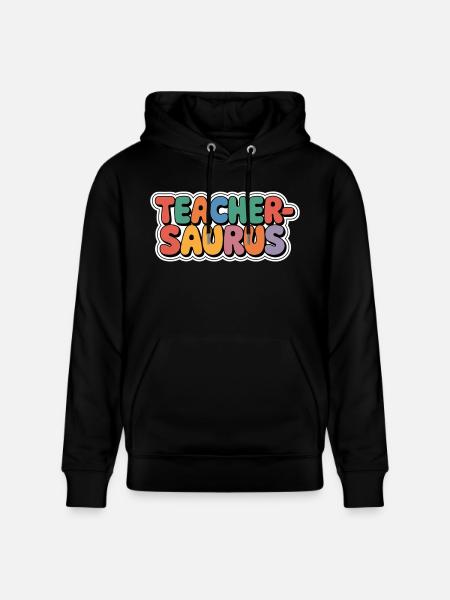 Teacher-saurus 10 - Stanley/Stella Unisex Bio-Hoodie CRUISER  - Schwarz