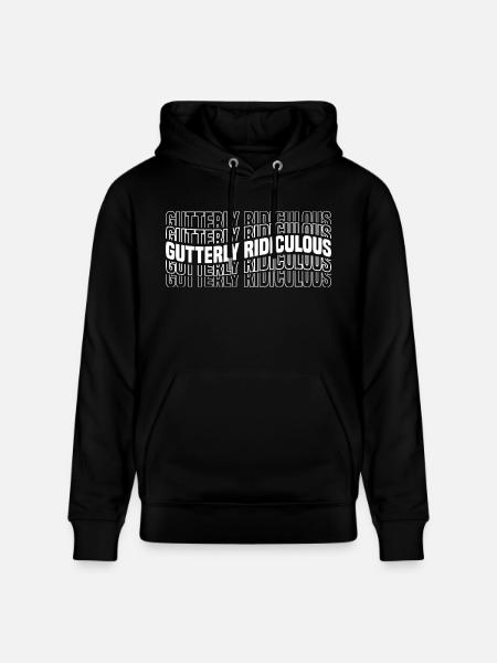 Gutterly Ridiculous 8 - Stanley/Stella Unisex Bio-Hoodie CRUISER - Schwarz