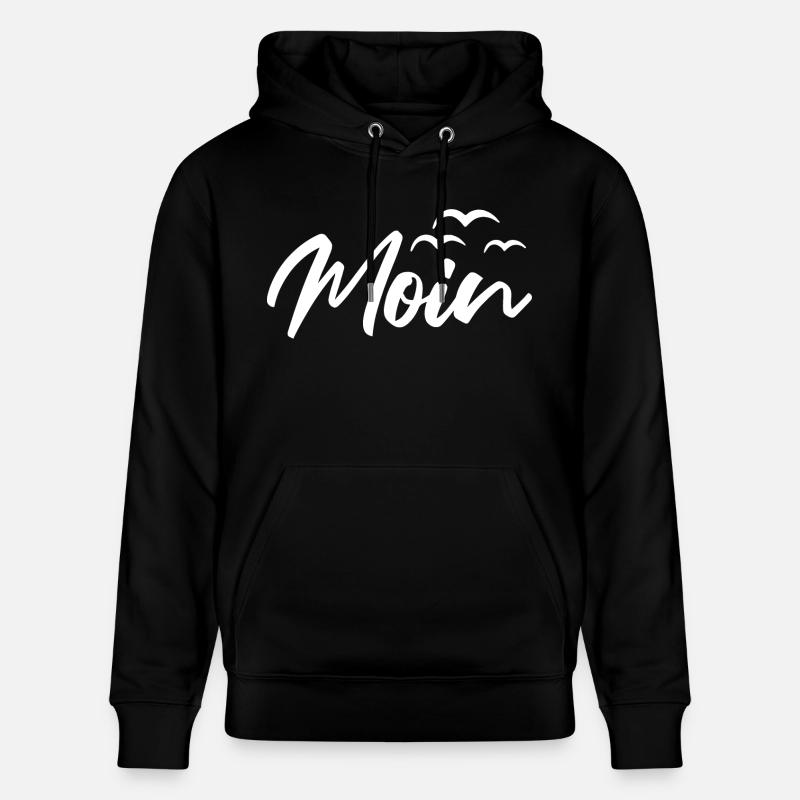 Moin Möwen - Stanley/Stella Unisex Bio-Hoodie CRUISER - Schwarz