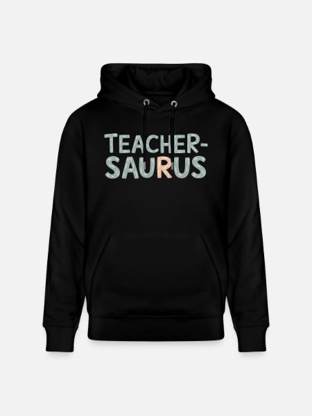 Teacher-saurus 9 - Stanley/Stella Unisex Bio-Hoodie CRUISER  - Schwarz