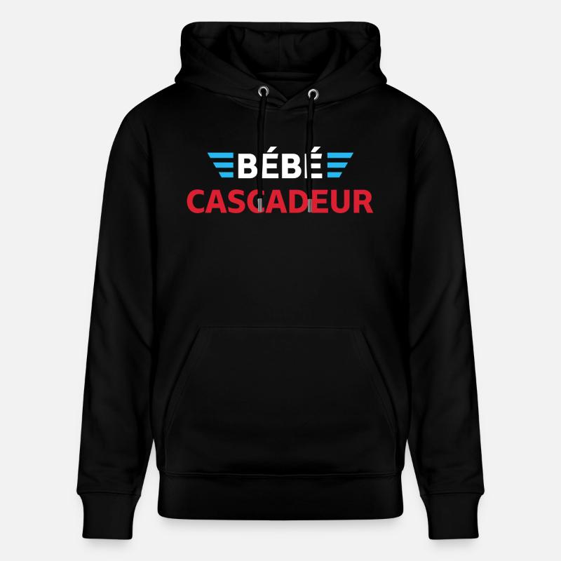 Bébé cascadeur - cadeau bébé - Sweat à capuche bio CRUISER Stanley/Stella Unisexe - noir
