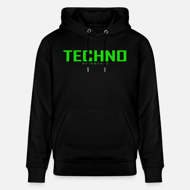 TECHNO - Stanley/Stella Unisex Bio-Hoodie CRUISER  - Schwarz