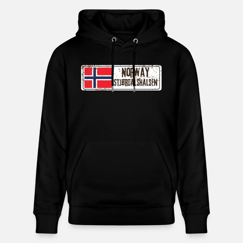 Stjørdalshalsen, Norvège - Sweat à capuche bio CRUISER Stanley/Stella Unisexe - noir