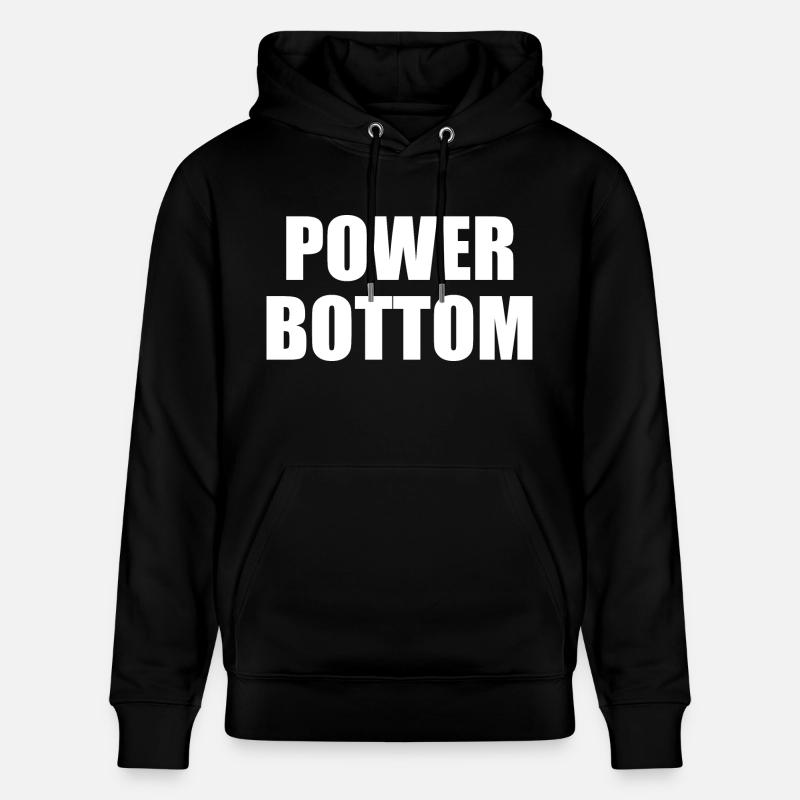 Power bottom - Stanley/Stella Unisex Bio-Hoodie CRUISER  - Schwarz