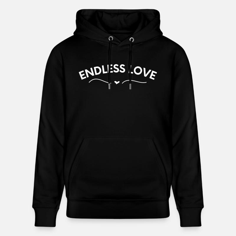 Endless love - Stanley/Stella Unisex Bio-Hoodie CRUISER - Schwarz