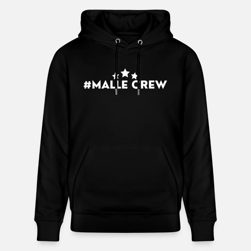 Équipage Malle - Sweat à capuche bio CRUISER Stanley/Stella Unisexe - noir