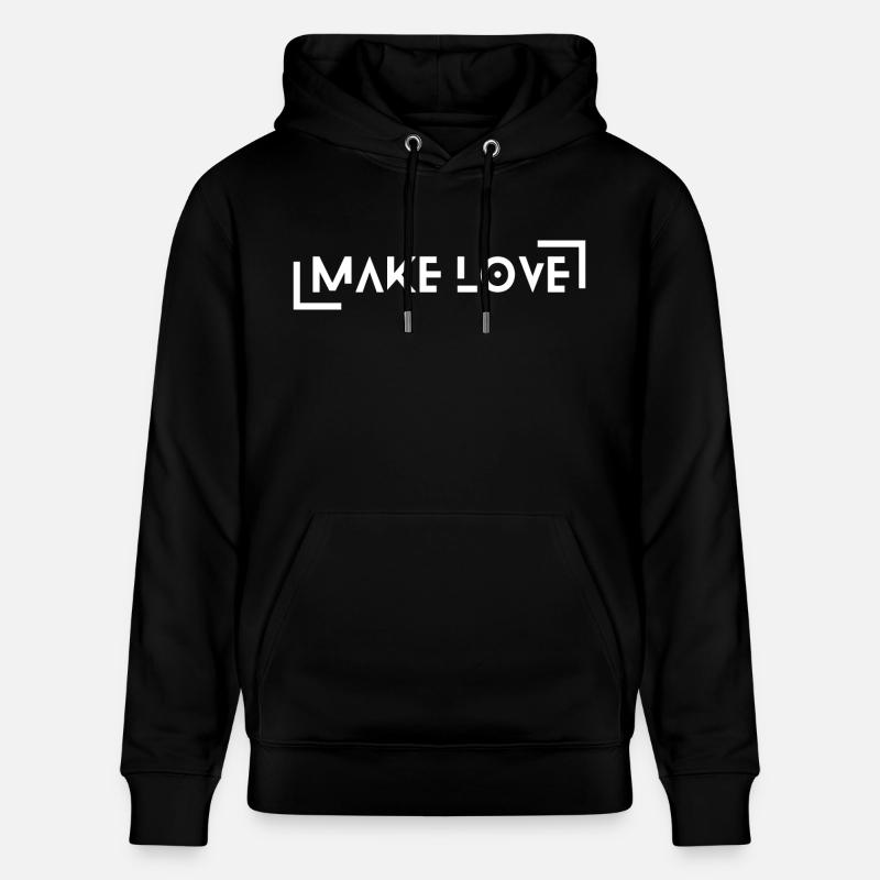 Faire l’amour - Sweat à capuche bio CRUISER Stanley/Stella Unisexe - noir
