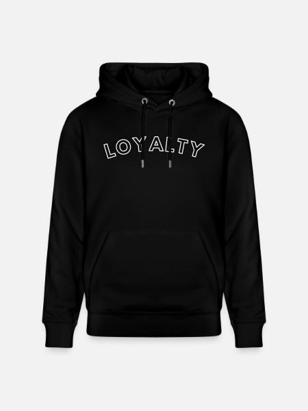 Loyalty - Stanley/Stella CRUISER Unisex Organic Hoodie - black