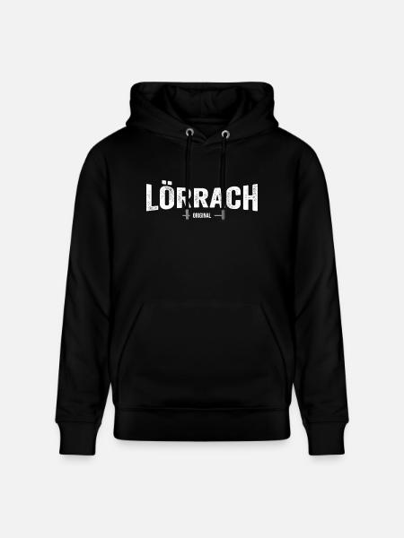Lörrach Original - Stanley/Stella Unisex Bio-Hoodie CRUISER  - Schwarz
