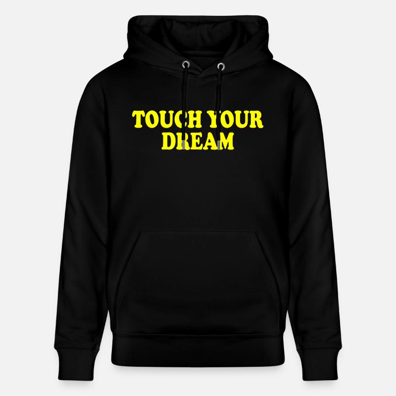touch your dream - Sweat à capuche bio CRUISER Stanley/Stella Unisexe - noir