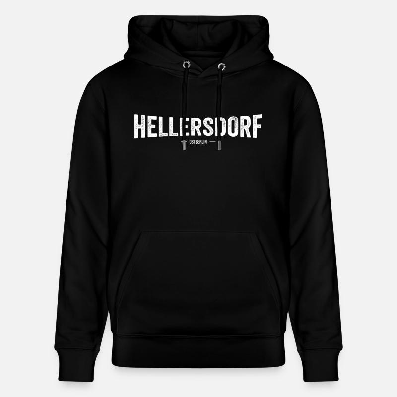 Hellersdorf Ostberlin - Stanley/Stella Unisex Bio-Hoodie CRUISER  - Schwarz