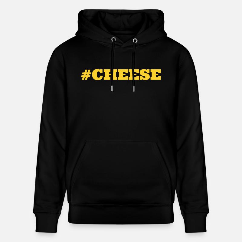 #Cheese fromage - Sweat à capuche bio CRUISER Stanley/Stella Unisexe - noir