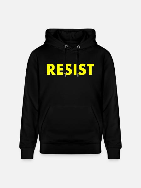 Resist - Stanley/Stella CRUISER Unisex Organic Hoodie - black