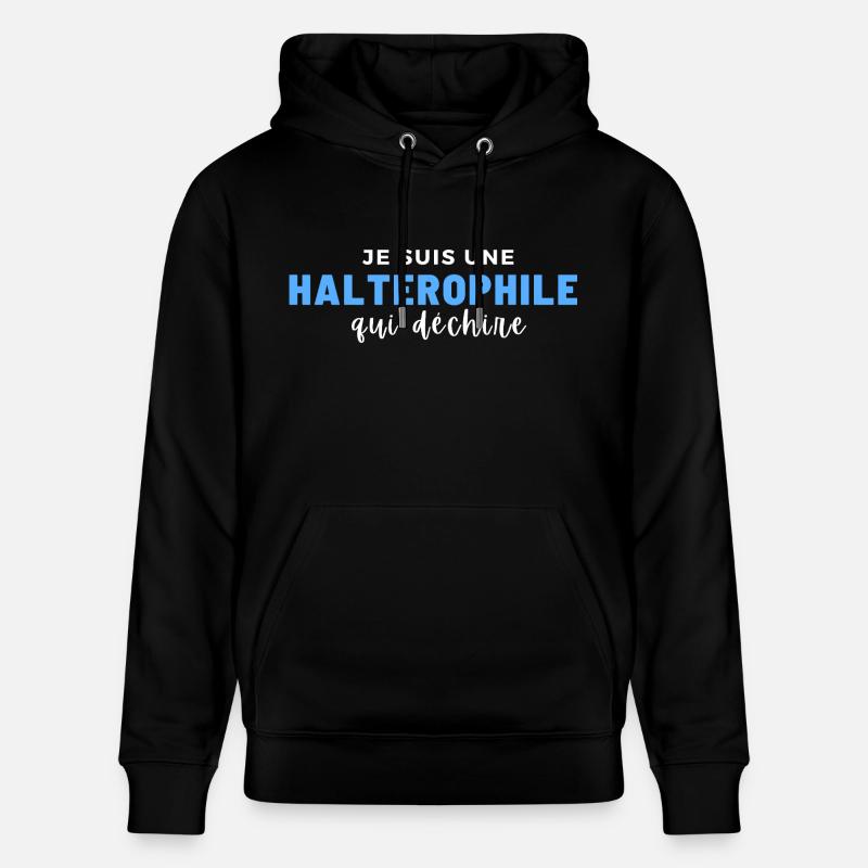 halterophile qui déchire - Sweat à capuche bio CRUISER Stanley/Stella Unisexe - noir
