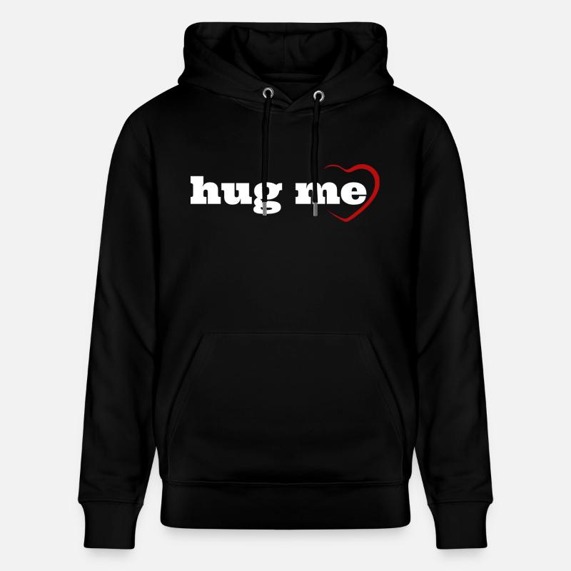 Hug me - Stanley/Stella Unisex Bio-Hoodie CRUISER  - Schwarz
