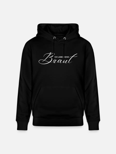 Ich liebe meine Braut - Stanley/Stella Unisex Bio-Hoodie CRUISER  - Schwarz