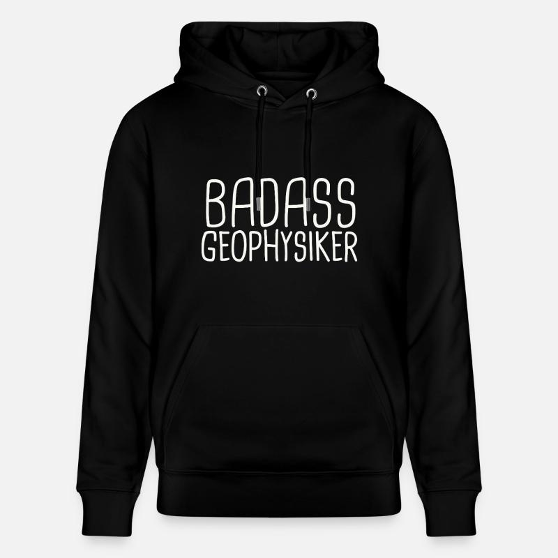 Géophysicien Badass Geophysics - Sweat à capuche bio CRUISER Stanley/Stella Unisexe - noir