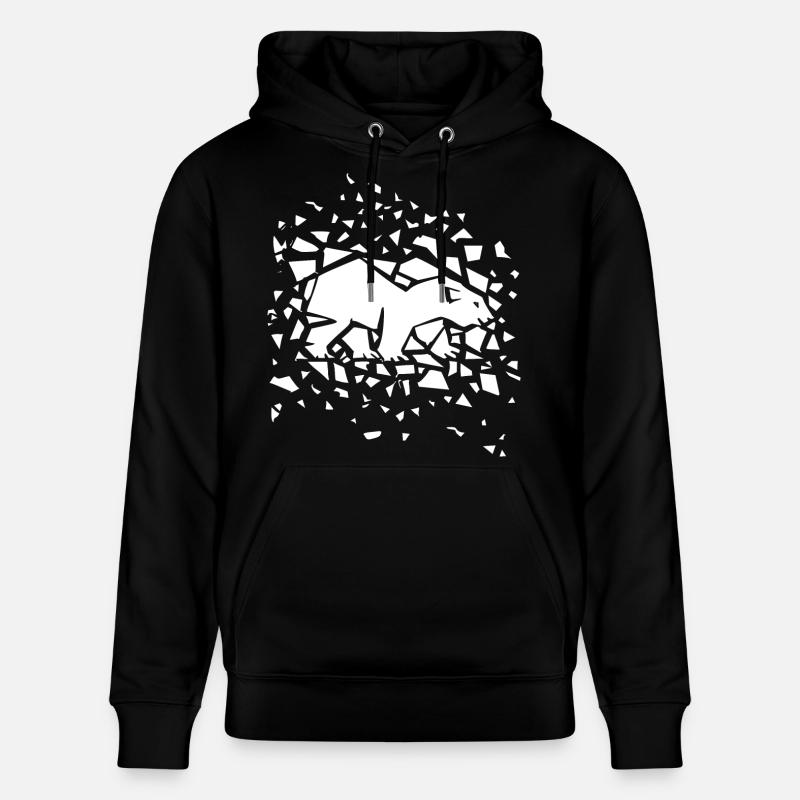 Ours polaire 2 - Sweat à capuche bio CRUISER Stanley/Stella Unisexe - noir