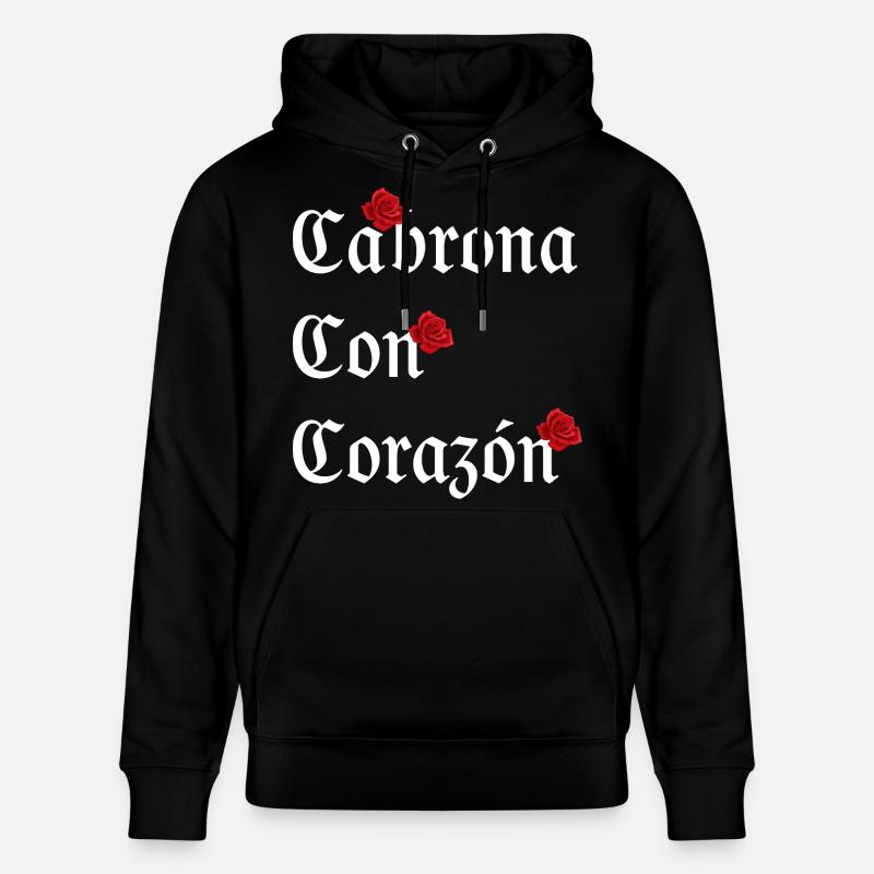 Gothic Rose Mexico - Stanley/Stella Unisex Bio-Hoodie CRUISER  - Schwarz