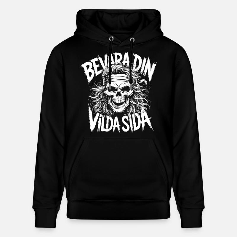 Wild Side Skull - Stanley/Stella Unisex Bio-Hoodie CRUISER - Schwarz