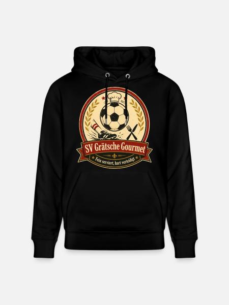 SV Grätsche Gourmet - Stanley/Stella Unisex Bio-Hoodie CRUISER  - Schwarz