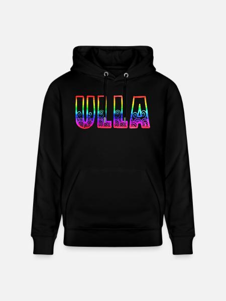 ulla rs regenbogen - Stanley/Stella Unisex Bio-Hoodie CRUISER  - Schwarz