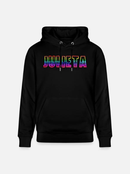 Julieta RS Rainbow - Stanley/Stella CRUISER Unisex Organic Hoodie - black