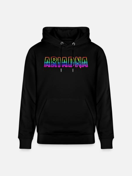 Ariadna RS Rainbow - Stanley/Stella CRUISER Unisex Organic Hoodie - black