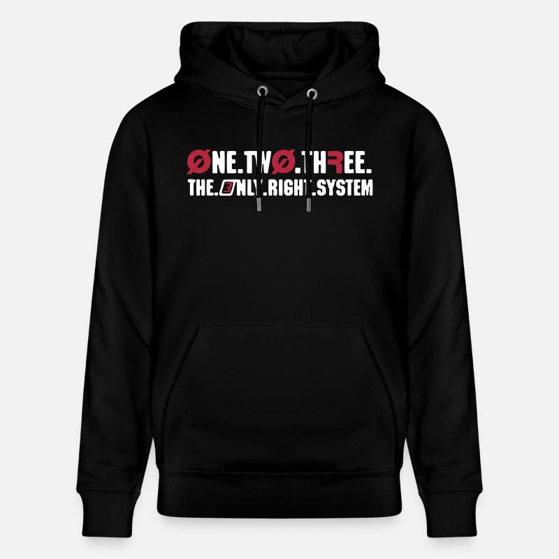 Right System - Stanley/Stella Unisex Bio-Hoodie CRUISER  - Schwarz