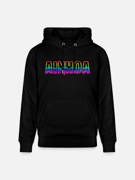 ainhoa rs regenbogen - Stanley/Stella Unisex Bio-Hoodie CRUISER  - Schwarz