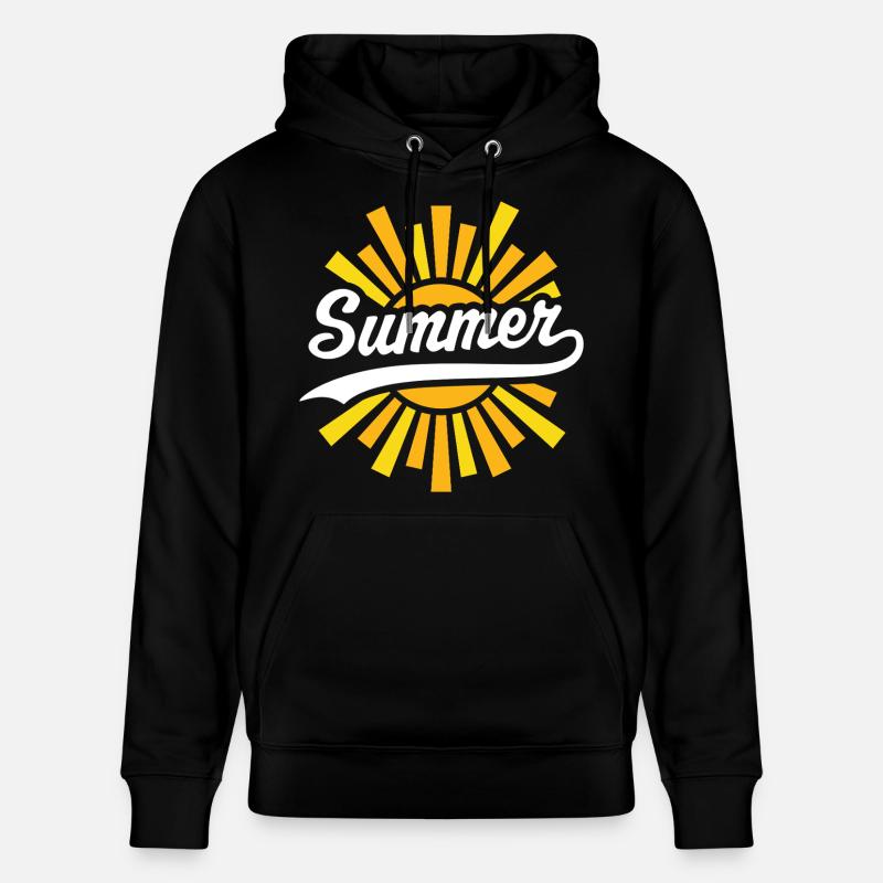 Soleil d’été - Sweat à capuche bio CRUISER Stanley/Stella Unisexe - noir