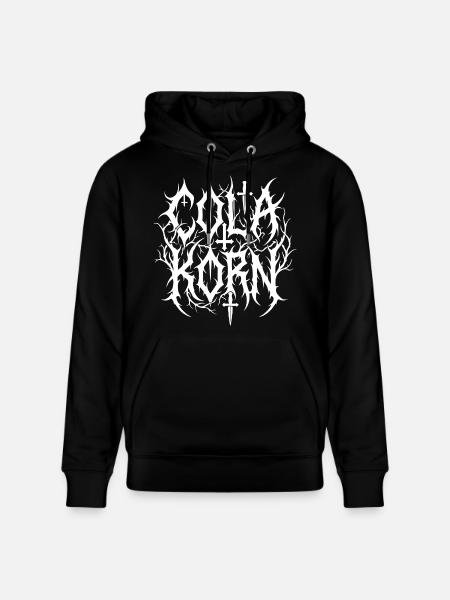 Cola Korn Black Metal - Stanley/Stella CRUISER Unisex Organic Hoodie - black
