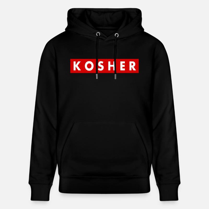 Kosher - Sweat à capuche bio CRUISER Stanley/Stella Unisexe - noir