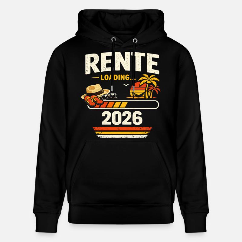 rente loading 2026 - Stanley/Stella Unisex Bio-Hoodie CRUISER  - Schwarz