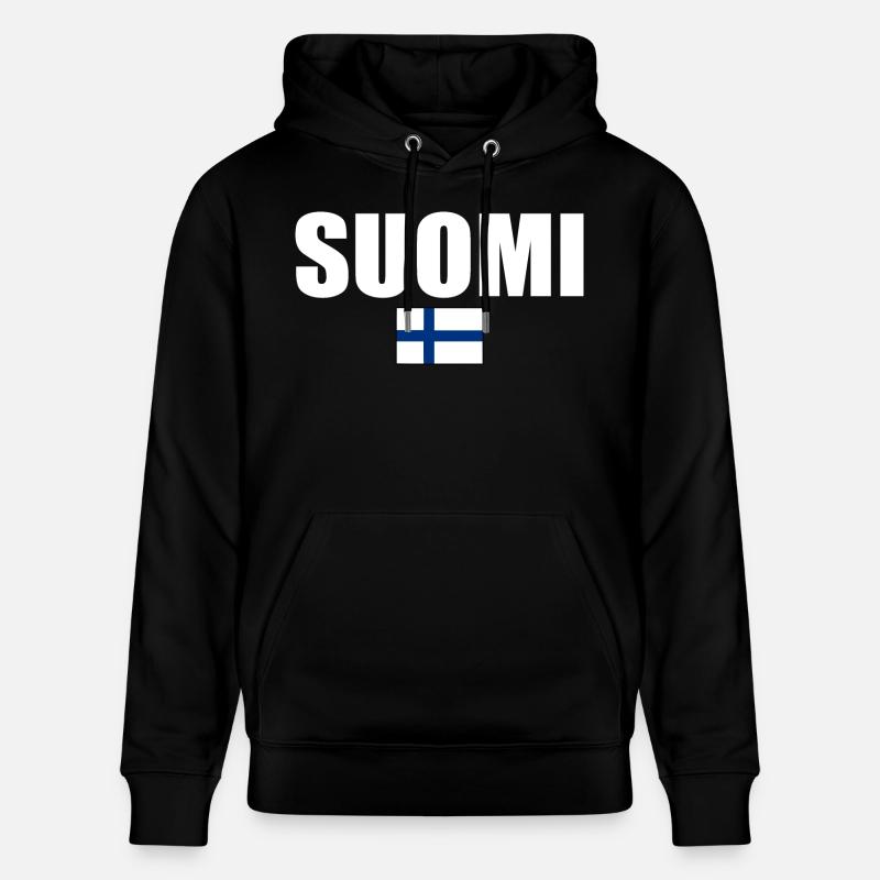 Suomi - Sweat à capuche bio CRUISER Stanley/Stella Unisexe - noir