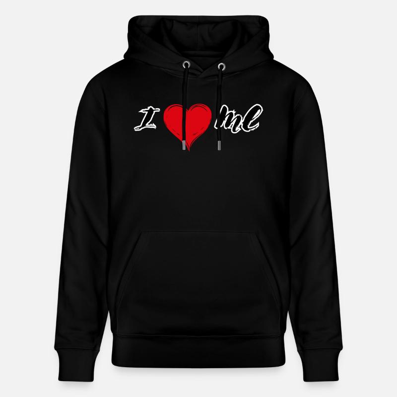 Je m’aime - Sweat à capuche bio CRUISER Stanley/Stella Unisexe - noir