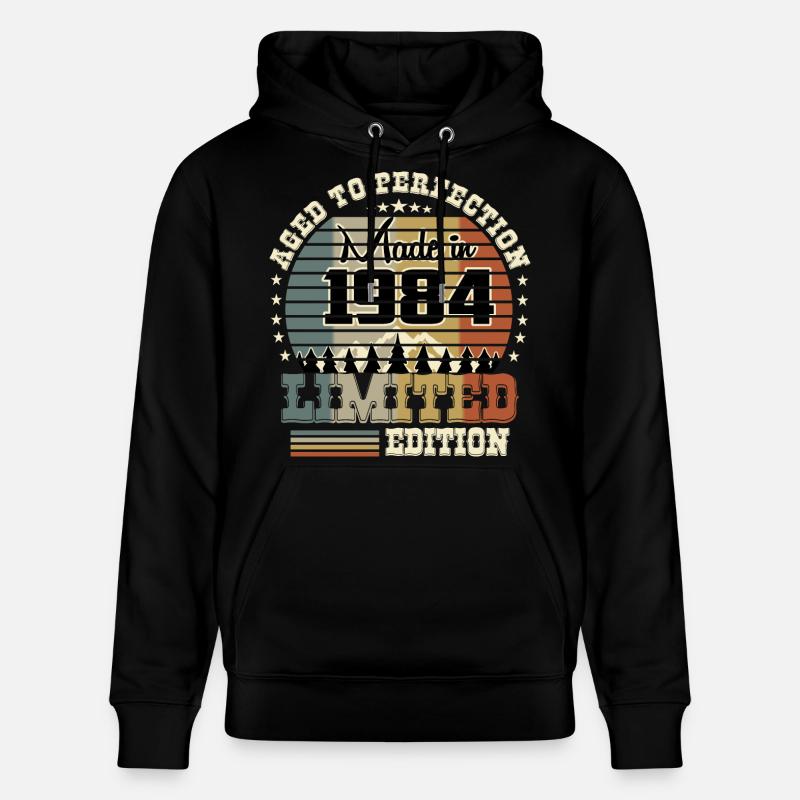 Édition limitée 1984 - Sweat à capuche bio CRUISER Stanley/Stella Unisexe - noir