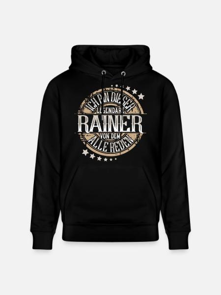 Rainer - Stanley/Stella Unisex Bio-Hoodie CRUISER - Schwarz