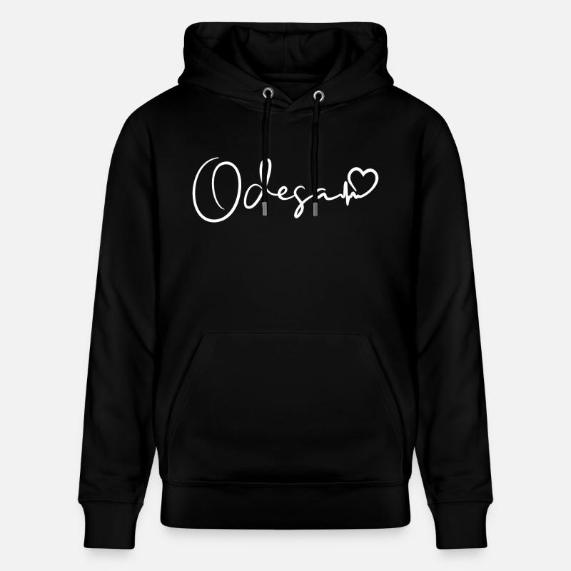 Odesa Herzschlag Ukraine - Stanley/Stella Unisex Bio-Hoodie CRUISER  - Schwarz