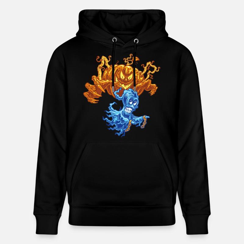 🎃Haunted Pumpkin Ghost Hunter 👻 - Sweat à capuche bio CRUISER Stanley/Stella Unisexe - noir