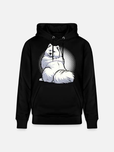 Samoyed Samoyed Owner Samoyed Lovers - Stanley/Stella CRUISER Unisex Organic Hoodie - black