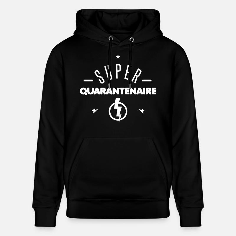 super quarantenaire - Sweat à capuche bio CRUISER Stanley/Stella Unisexe - noir