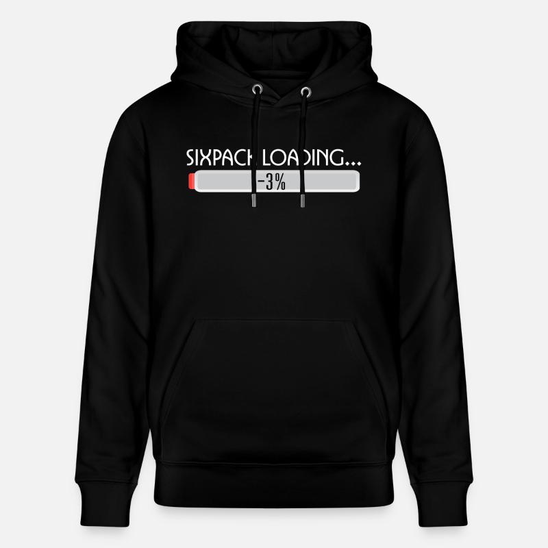 SIXPACK LOADING-2 - Stanley/Stella Unisex Bio-Hoodie CRUISER - Schwarz