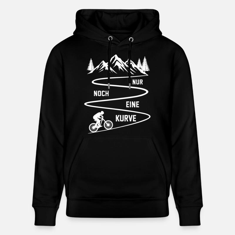 Plus qu’un virage en VTT - Sweat à capuche bio CRUISER Stanley/Stella Unisexe - noir