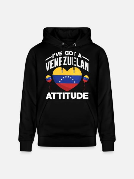 Venezuela Flag Pride & Home Venezuela - Stanley/Stella CRUISER Unisex Organic Hoodie - black