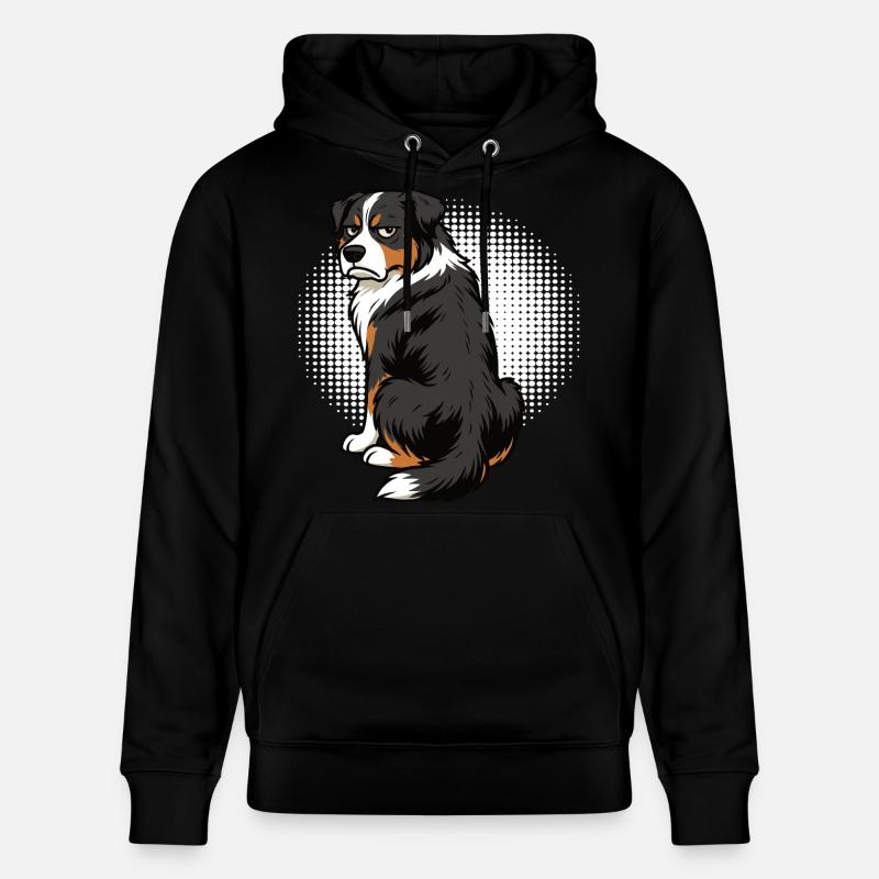 Australian Shepherd Aussie Aussiebesitzer Aussies - Stanley/Stella Unisex Bio-Hoodie CRUISER  - Schwarz