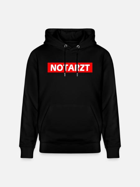 Notarzt - Stanley/Stella Unisex Bio-Hoodie CRUISER  - Schwarz