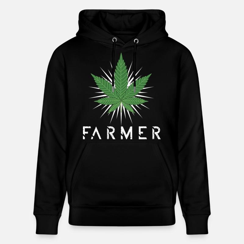 Chanvre Farmer - Sweat à capuche bio CRUISER Stanley/Stella Unisexe - noir