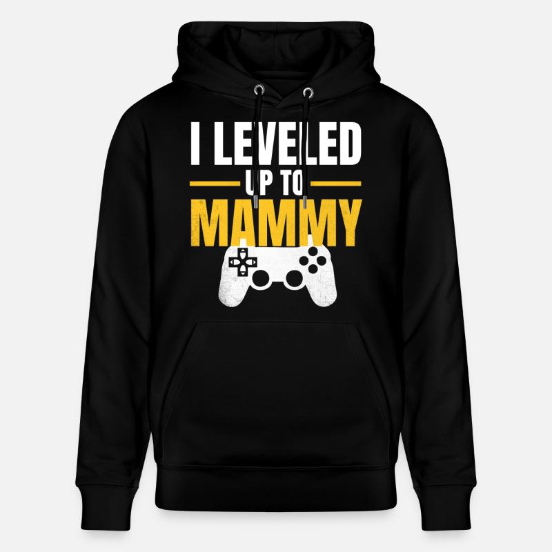 Montez de niveau Mama Gamer - Sweat à capuche bio CRUISER Stanley/Stella Unisexe - noir